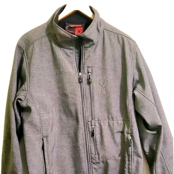 SPYDER Men's Jacket  Size Large  Charcoal Gray - Picture 1 of 7